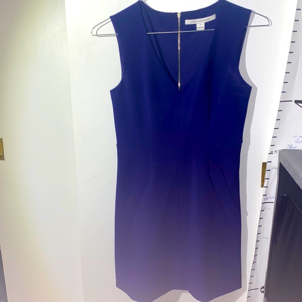 Blue Size 4 Diane Von Furstenberg dress